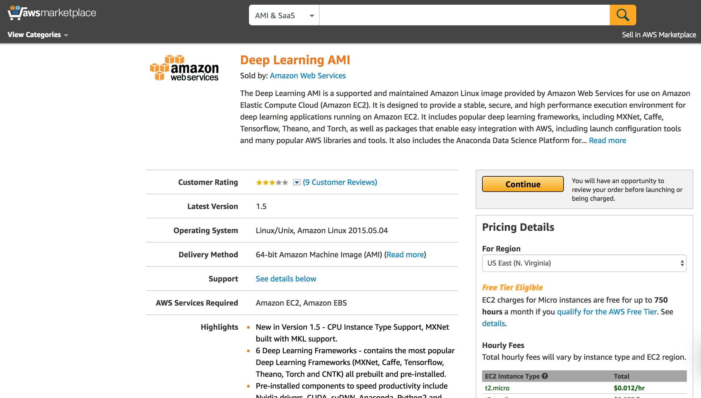 AWS Marketplace for AMIs